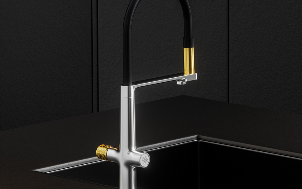 single lever kitchen mixer2