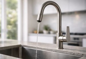 weak flow high arc kitchen faucet