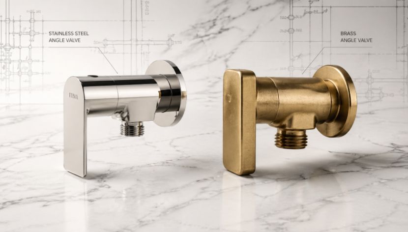 Stainless steel vs brass angle valve comparison
