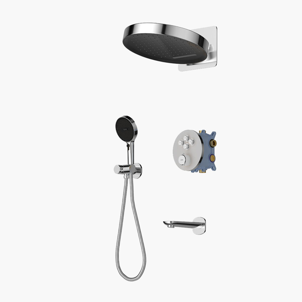 TF-LOR97403CP thermostatic shower