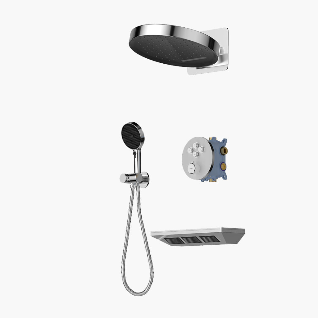 TF-LOR97404CP thermostatic shower